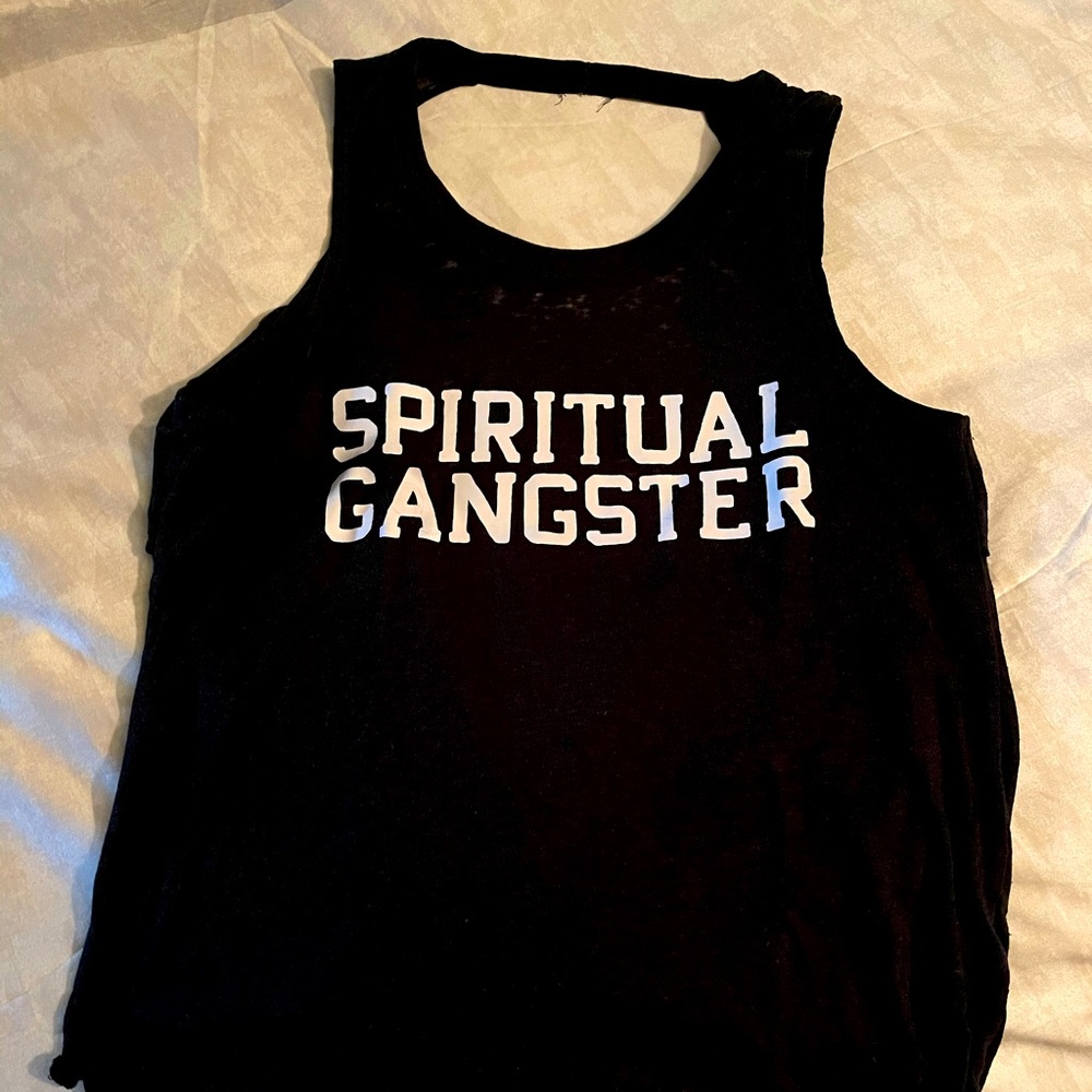 Spiritual gangster tank top small